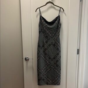 Green Bandana Midi Dress